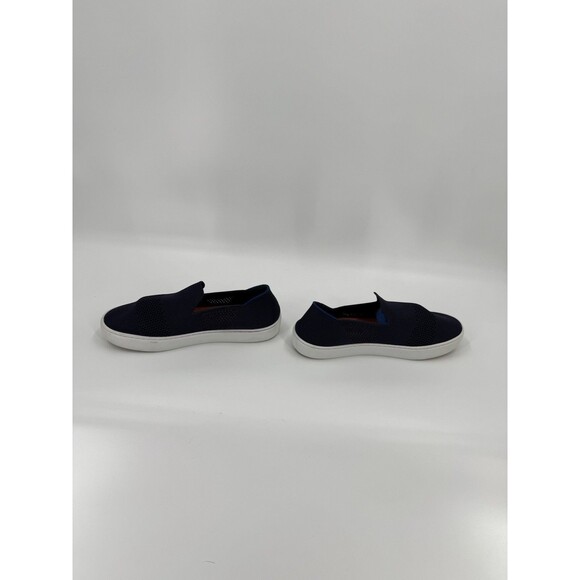 Rothy's The Sneaker Maritime Lattice Stitch Navy Slip On Shoes Women's Size 8.5 - Picture 5 of 15